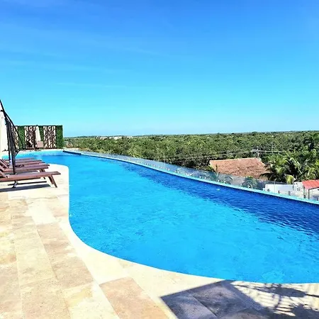 Menesse Departamento Con Alberca Y Balcon Estancias Largas * Tulum