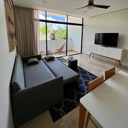 Apartamento Moderno Y Espacioso Departamento En Aldea Zama