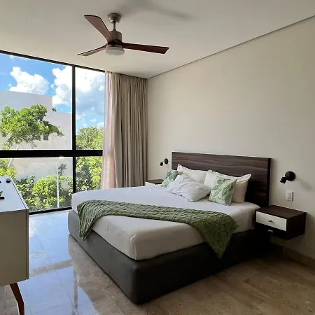 Moderno Y Espacioso Departamento En Aldea Zama * Tulum