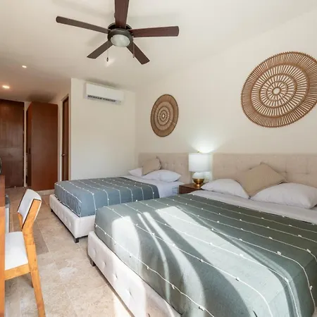Nhoa 309c Lux 1br Pool View In Aldea Zama Сasa de vacaciones Tulum