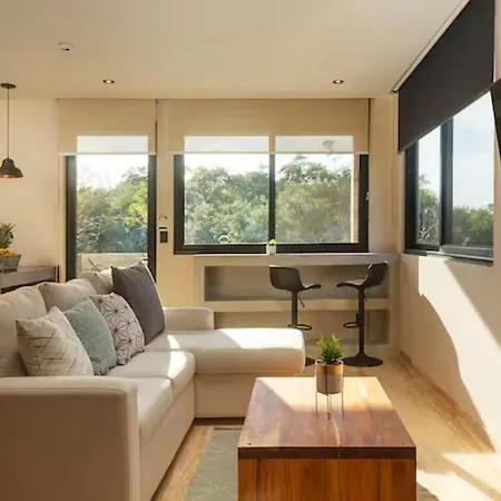 60mb Fiber. Close To Beach/town. Terrace Pool * Tulum