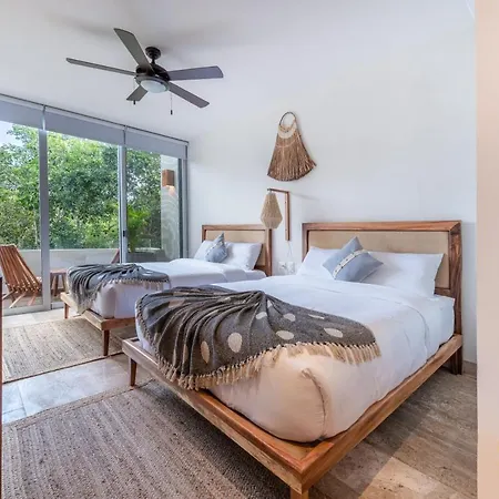 Nhoa 306a Lux 2br Jungle View Aldea Zama Holiday home Tulum