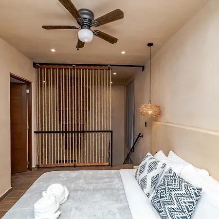 Downtown Loft W Rooftop Pool Apartment Tulum