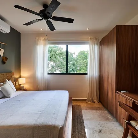 Marvelous In Aldea Zama With Private Balcony, Rooftop Pool, Gym & Workspace * Tulum