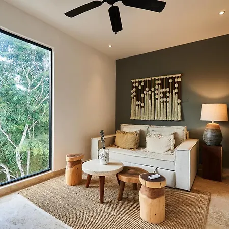 Marvelous In Aldea Zama With Private Balcony, Rooftop Pool, Gym & Workspace Apartment Tulum