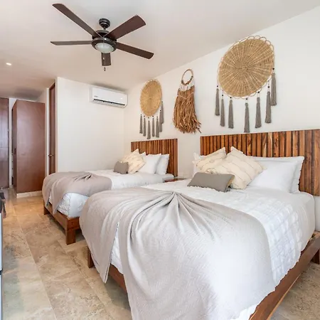 Nhoa 108c Lux 1br Plunge Pool In Aldea Zama Apartment