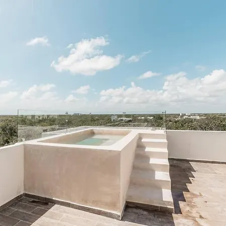 Villa 3 Bed Private Rooftop & Pool - Siddharta Ph10 Tulum