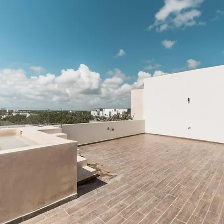 Villa 3 Bed Private Rooftop & Pool - Siddharta Ph10 Tulum