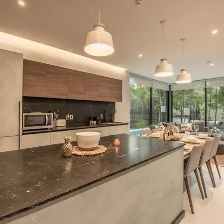New By 5 Min To Beach, Private Pool Apartment