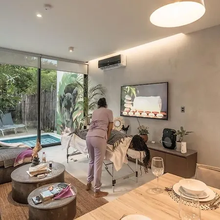 New By 5 Min To Beach, Private Pool Apartment