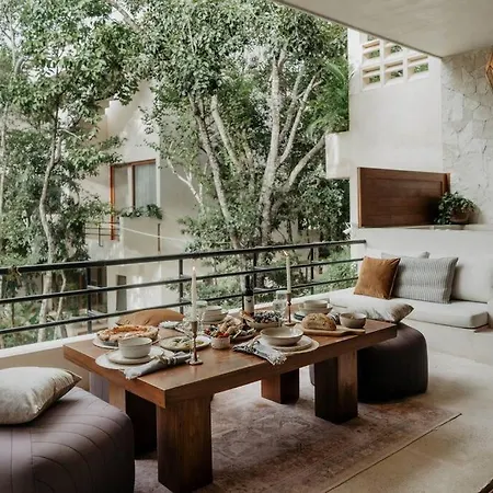 Apartment Jungle Luxe: Private Hottub, Terrace - Holistika Tulum