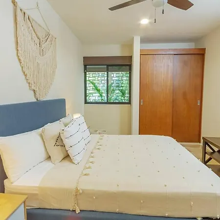 Elegante Y Espacioso Depto 3 Hab Patio Privado En Apartment Tulum