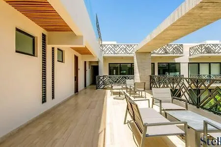 New Chic Studio Private Balcony Roof Pool Gym Tulum