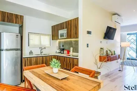New Chic Studio Private Balcony Roof Pool Gym Tulum