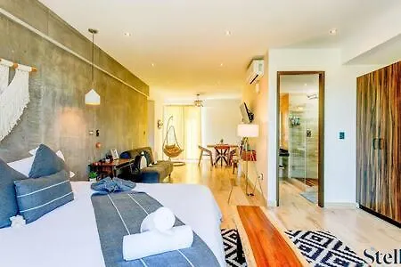 New Chic Studio Private Balcony Roof Pool Gym Tulum