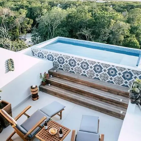 Apartment Boho Penthouse Sunset View Priv. Pool Aldea Zama