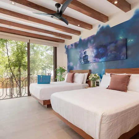 El Rey Loro - Lux 4 Bed @bluedeertulum Villa