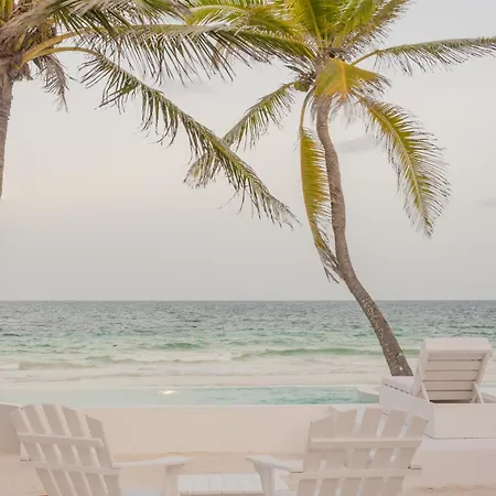 Villa 12br Beachfront Private With Infinity Pool By Solmar Tulum