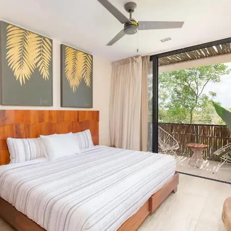 Private Pool And Rooftop In Aldea Zama, 24 7 Security In A Gated Community 15 Apartment *