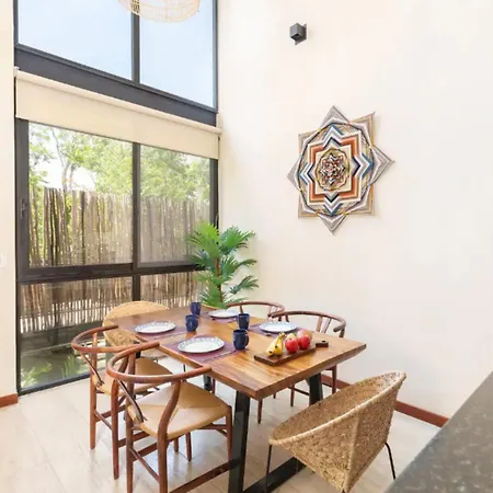 Private Pool And Rooftop In Aldea Zama, 24 7 Security In A Gated Community 15 Apartment