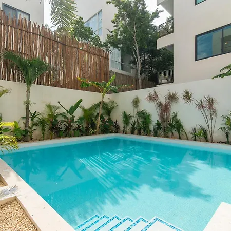 Charming Surrounded By Nature In Aldea Zama Apartment Tulum