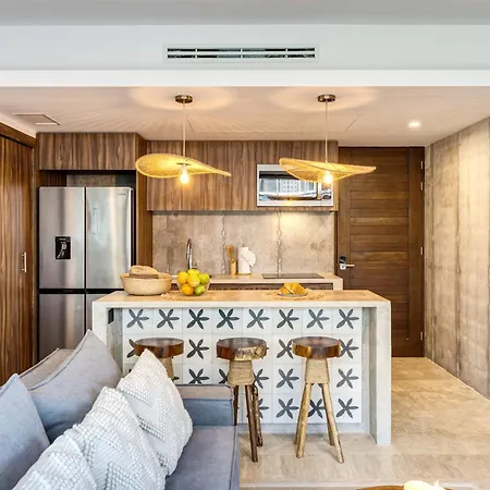 Waterworld 2br W Cenote -lagoons - Big Gym Apartment Tulum