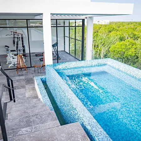 2-level In Aldea Zama With Private Splash Pool. *