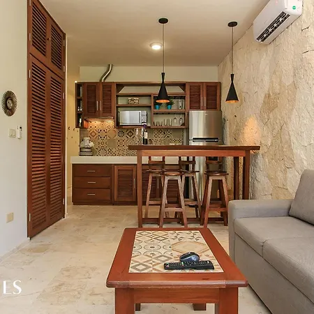 Centrico Depto De 2 Rec. Roof Garden Con Piscina Exclusiva Tulum