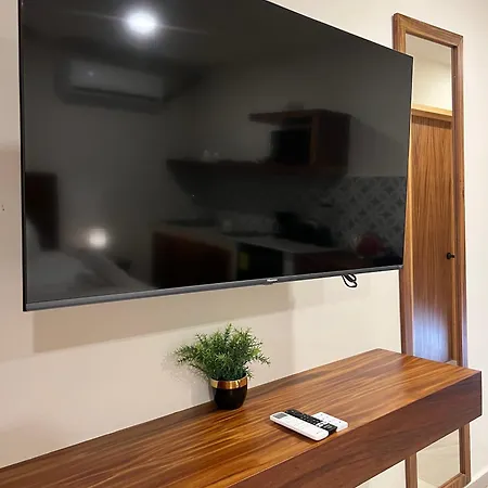 New Studio P/2, Alberca, Balcon Privado Apartment *