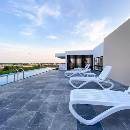 Apartment Excellent In Aldea Zama With Pool, Gym, Wifi