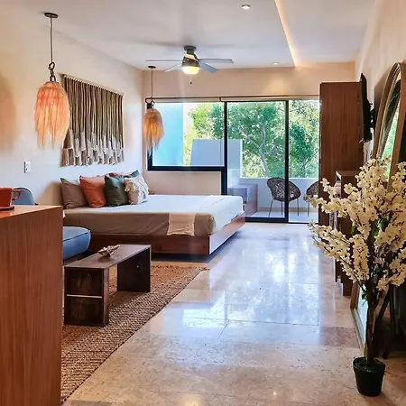 Sunrise /aldea Zama, Private Pool With-fast Wifi Apartment Tulum