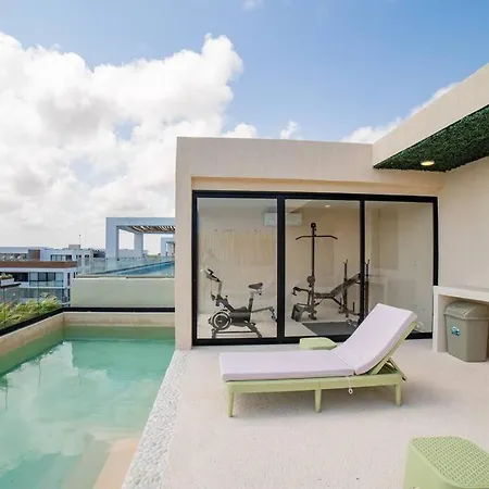 Apartment Crystal Style And Elegance, Walking 2 Rest,markets Tulum