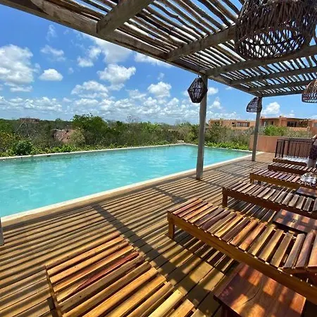 Oasis En Tulum! Estudio Amplio Con Albercas Y Gyms Apartment *