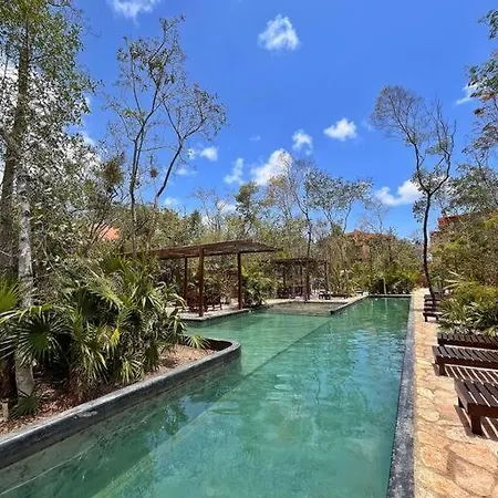 Oasis En Tulum! Estudio Amplio Con Albercas Y Gyms