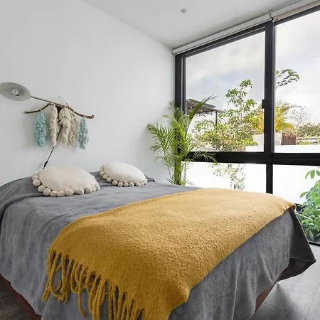 Chic Townhouse With Private Pool And Rooftop View Сasa de vacaciones Tulum