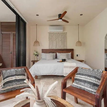 Amazing Jungle Near Town 200mb Pool Apartment Tulum