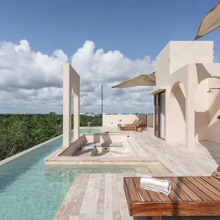 Amazing Jungle Near Town 200mb Pool Apartment Tulum