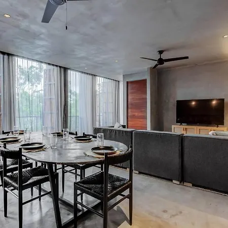 New 2 Bdr, Private Rooftop Pool, Gym And Cowork Tulum