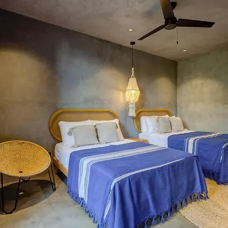 Apartment New 2 Bdr, Private Rooftop Pool, Gym And Cowork Tulum