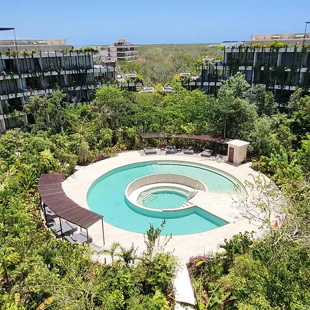 Lujoso Estudio Con Terraza Vista Alberca Tulum