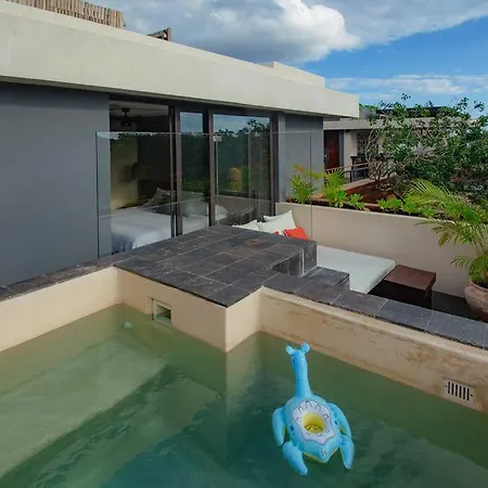 Apartamento 5 Star Luxury Penthouse /private Pool/cenote Pool Tulum