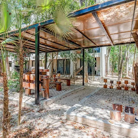 Equipped Studio Communal Pool And Lounge Fun Gym * Tulum
