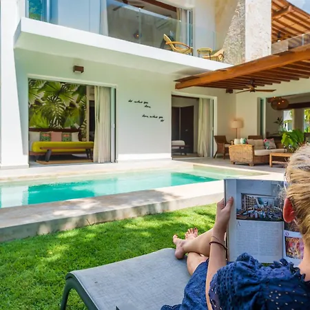 Ek'balam & Flamingo, Luxury Villas, Private Pool, Private Garden, Jacuzzi, 24h Security * Tulum