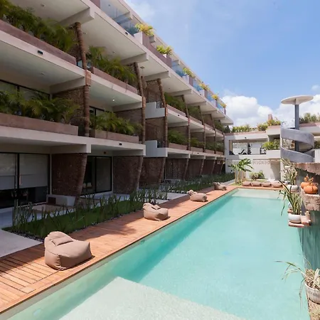 Apartment Studio Boutique Con Piscina Y Gimnasio En Bt Homes Tulum