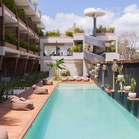 Studio Boutique Con Piscina Y Gimnasio En Bt Homes Tulum