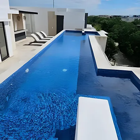 Apartment Caribbean Escape Pool/gym Tulum