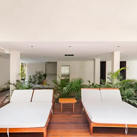 Ph Con Jacuzzi Privado A 6 Minutos De La Playa De Apartment Tulum