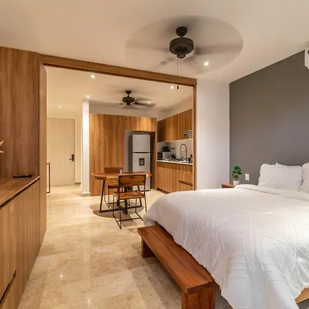 King With Balcony, Gym, Rooftop Pool At Lik Zama Tulum