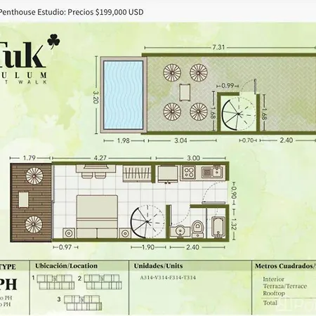 Stylish Ph With Private Pool-gym-superstore Tulum