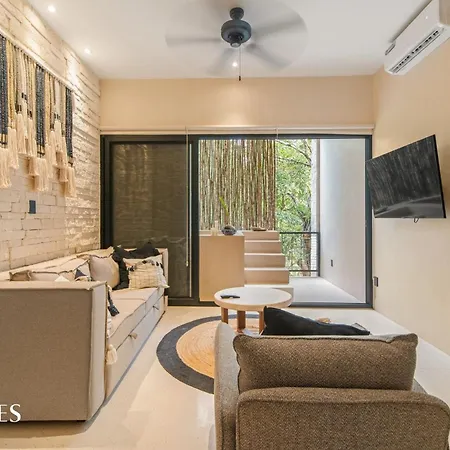3 Rec. C/piscina Privada | Espacioso | Gym Apartment Tulum